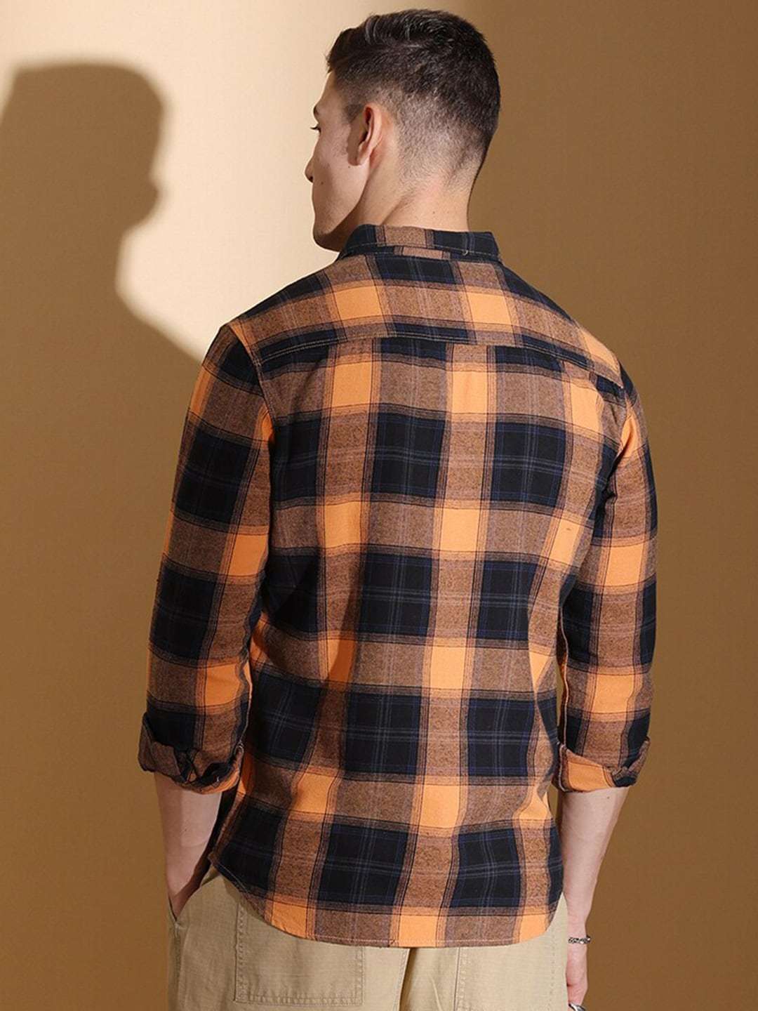 Shop Men Checked Shirt Online.