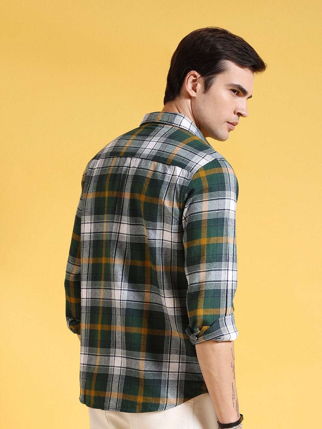 Shop Men Checked Shirt Online.