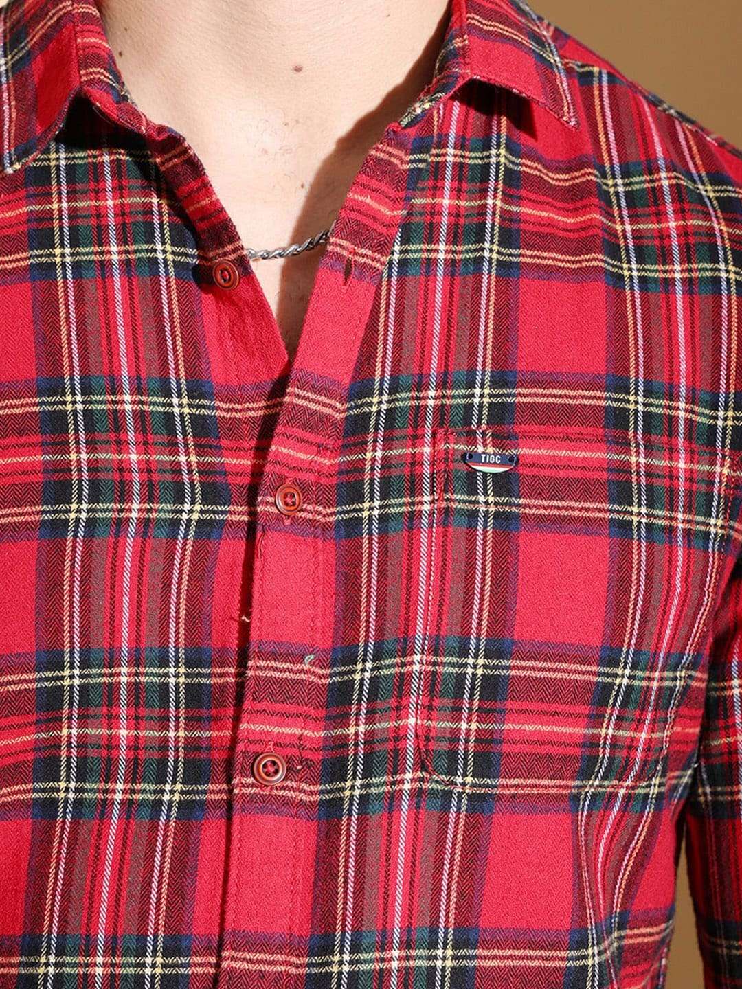 Shop Men Checked Shirt Online.