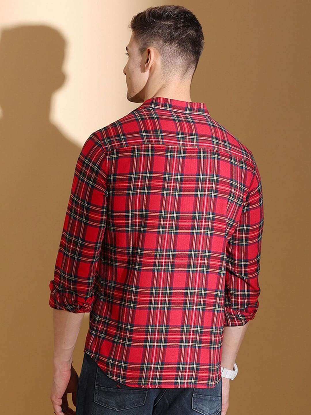 Shop Men Checked Shirt Online.