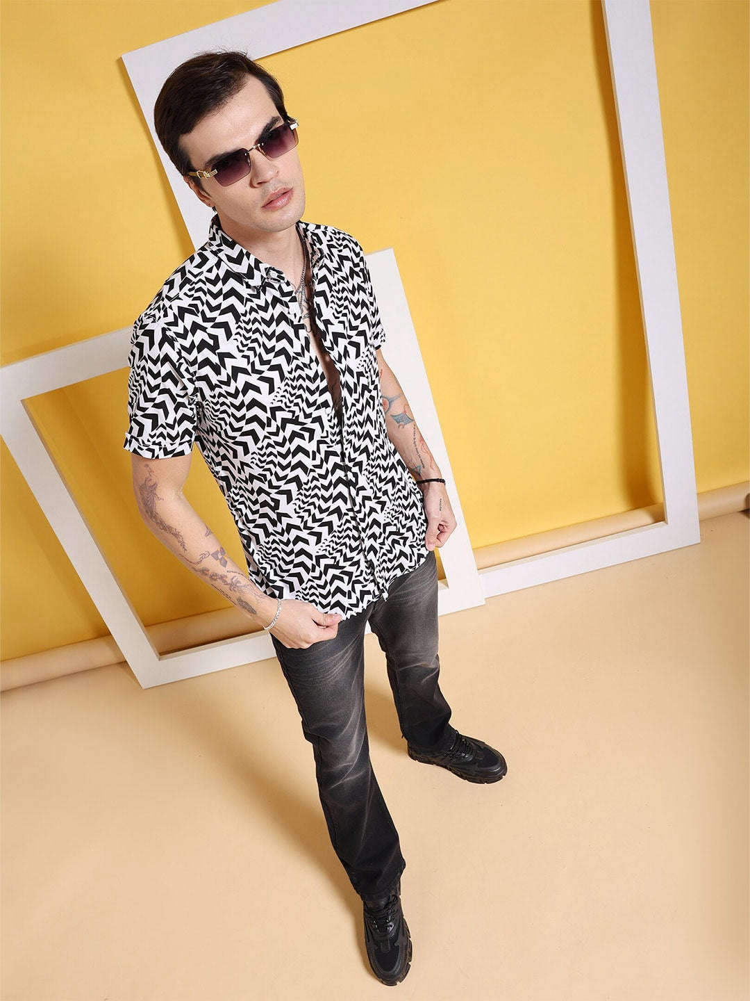 Shop Men Printed Shirt Online.