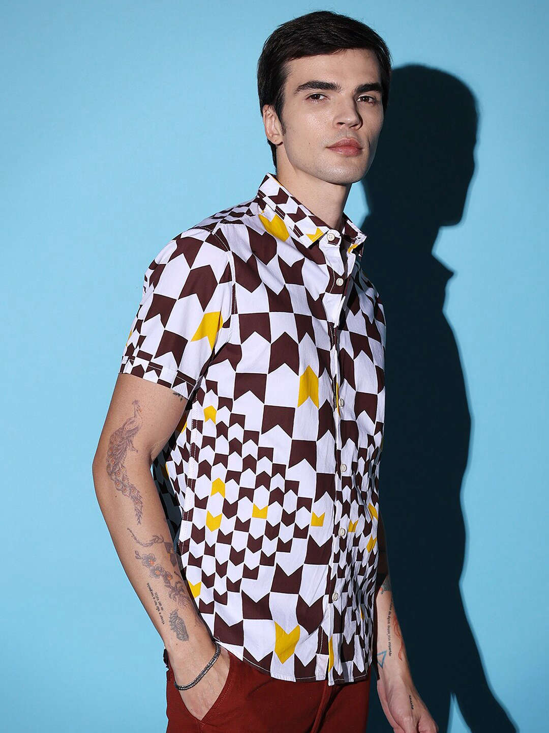 Shop Men Printed Shirt Online.