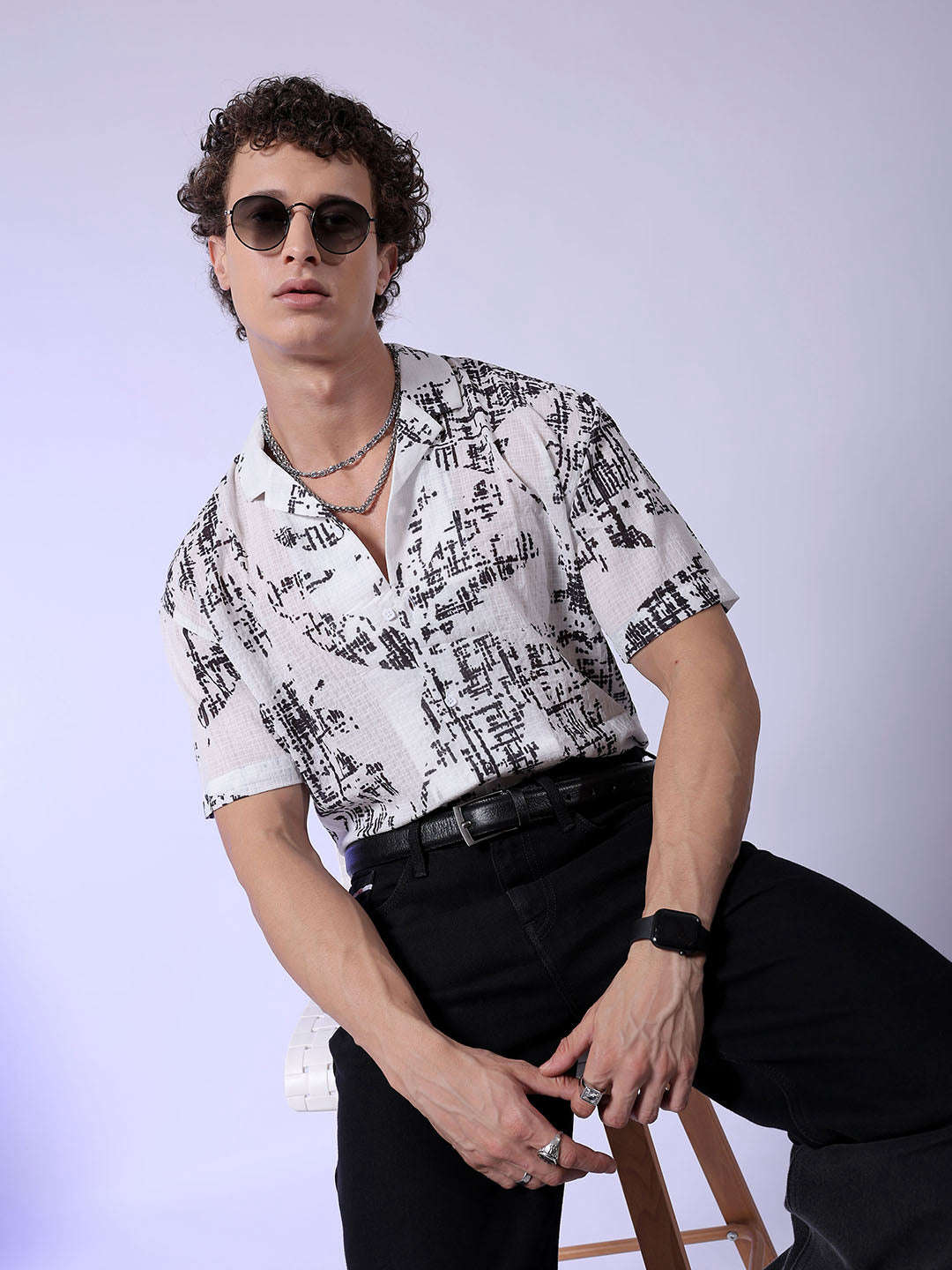 Shop Men Printed Shirt Online.