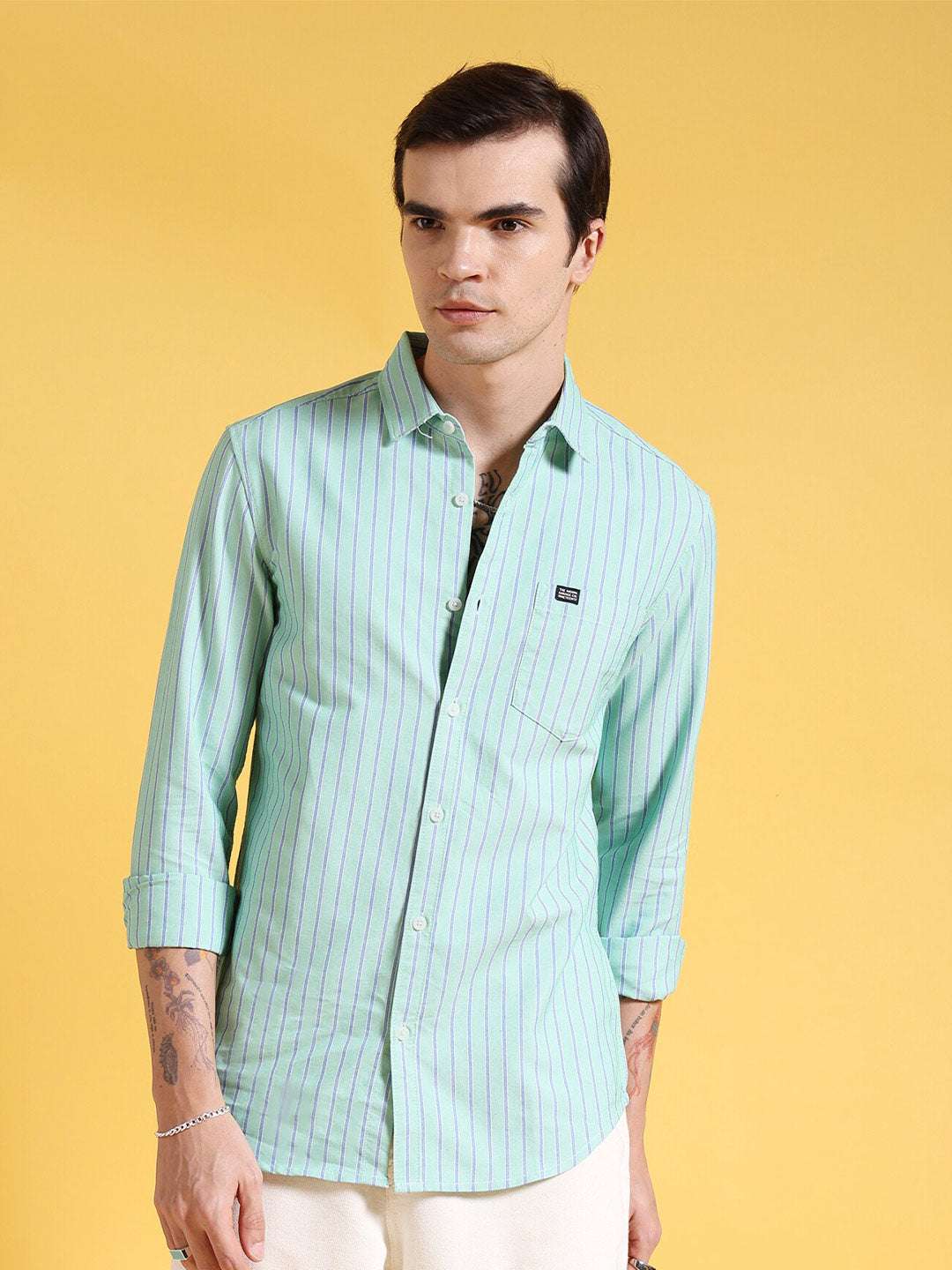 Shop Men Striped Shirt Online.