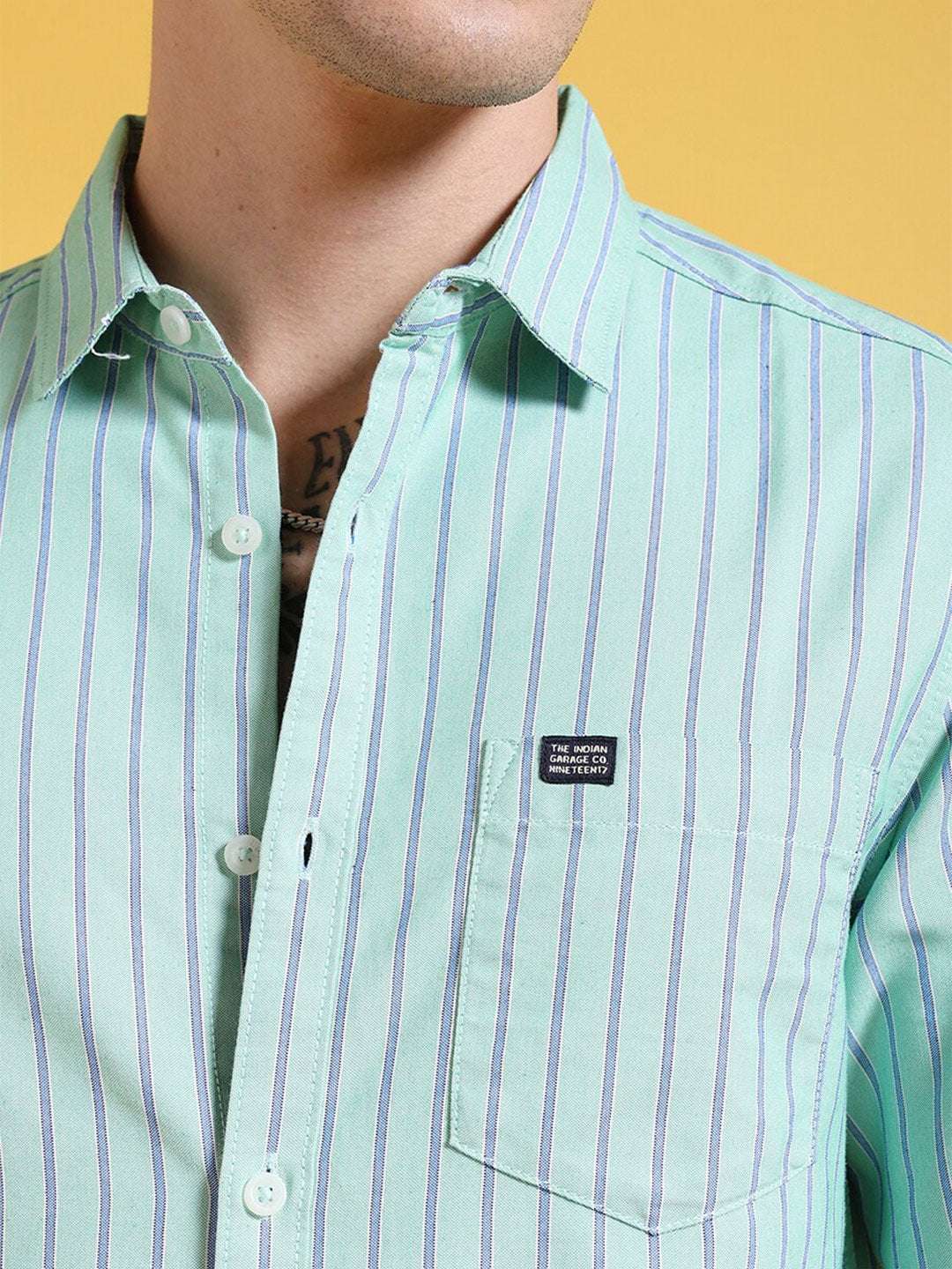 Shop Men Striped Shirt Online.