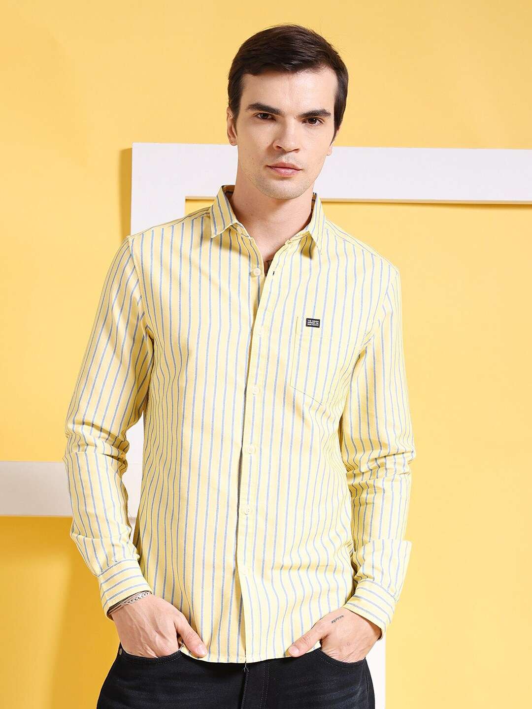 Shop Men Striped Shirt Online.