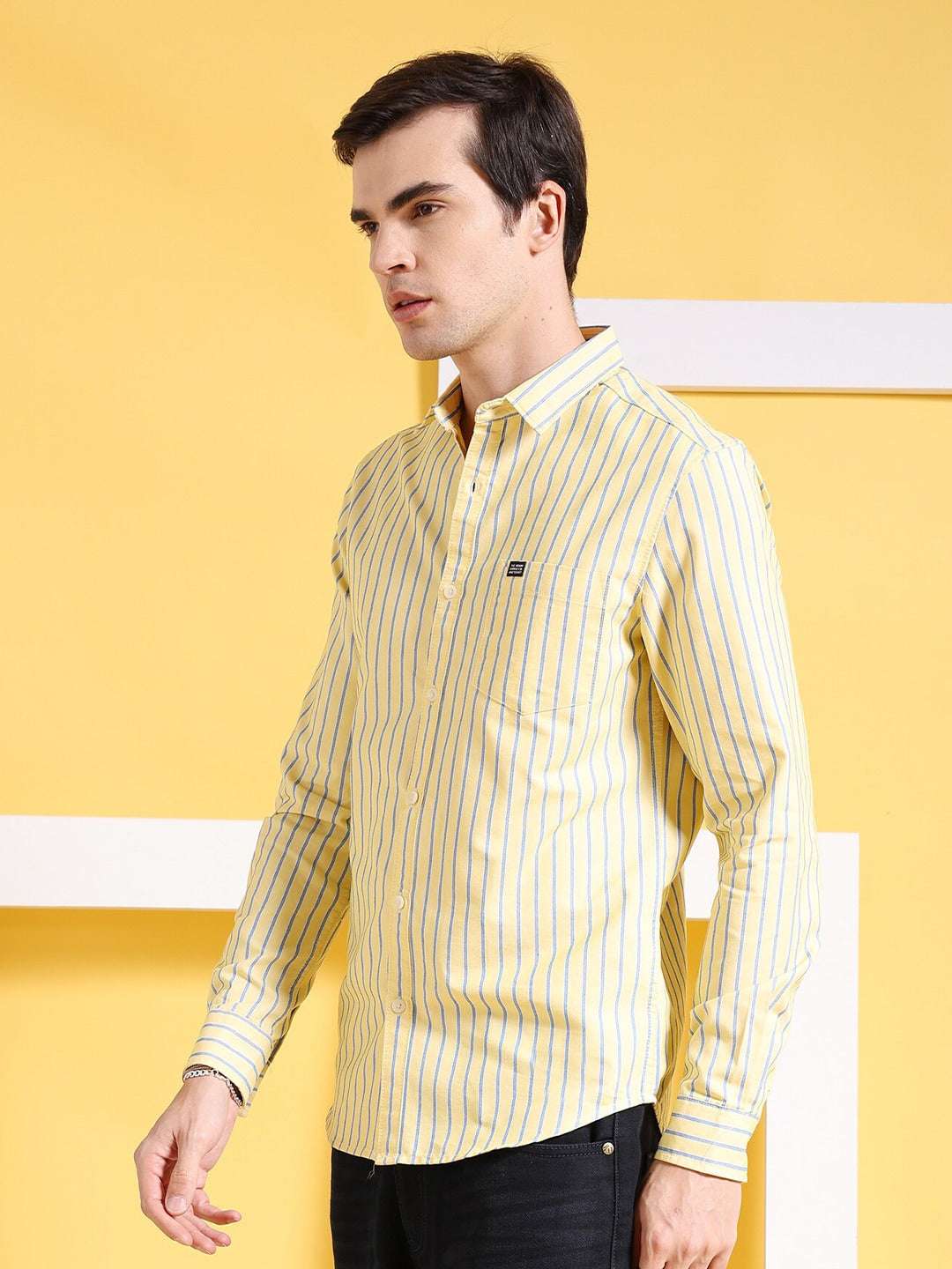 Shop Men Striped Shirt Online.