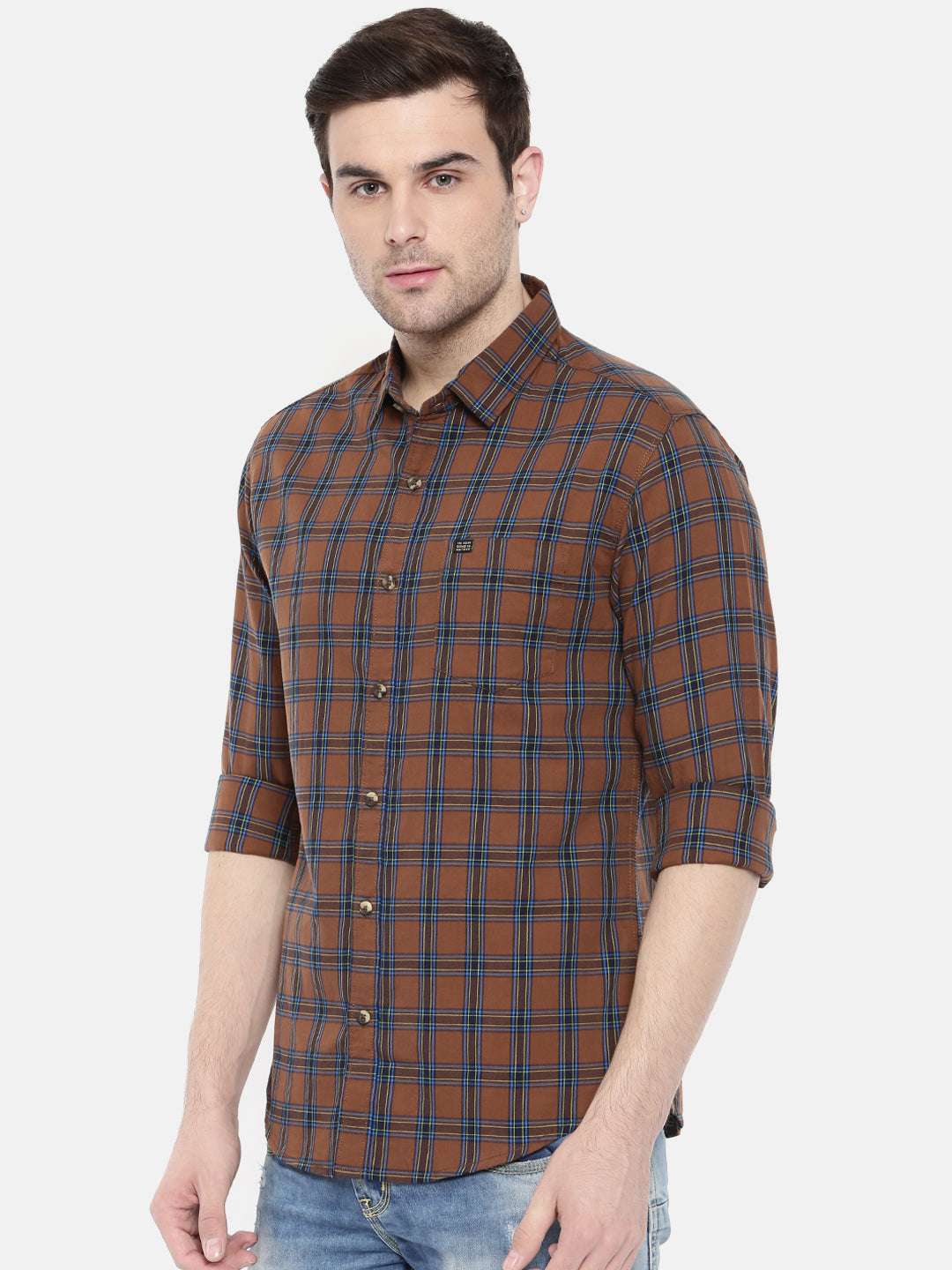 Shop Men Casual Check Shirt Online.