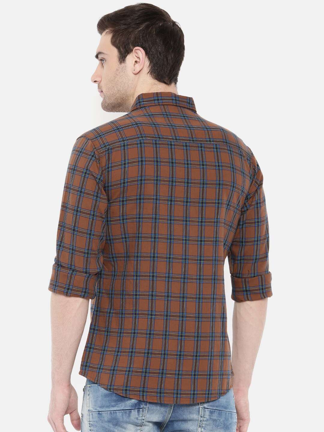 Shop Men Casual Check Shirt Online.