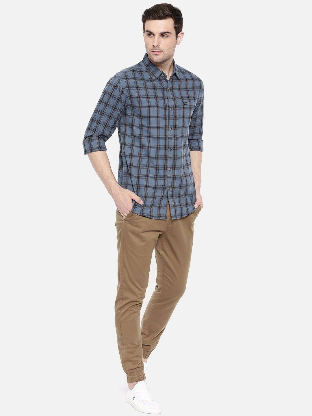 Shop Men Casual Check Shirt Online.