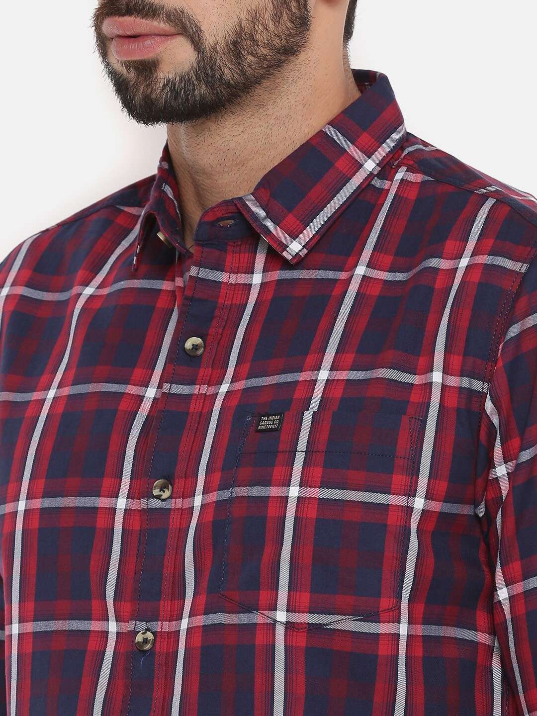 Shop Men Casual Check Shirt Online.