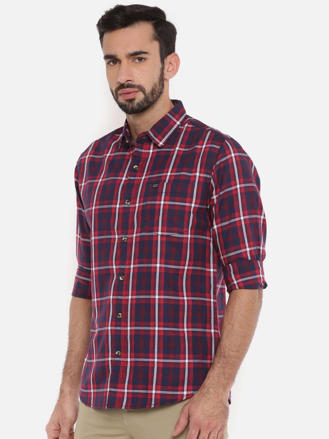 Shop Men Casual Check Shirt Online.