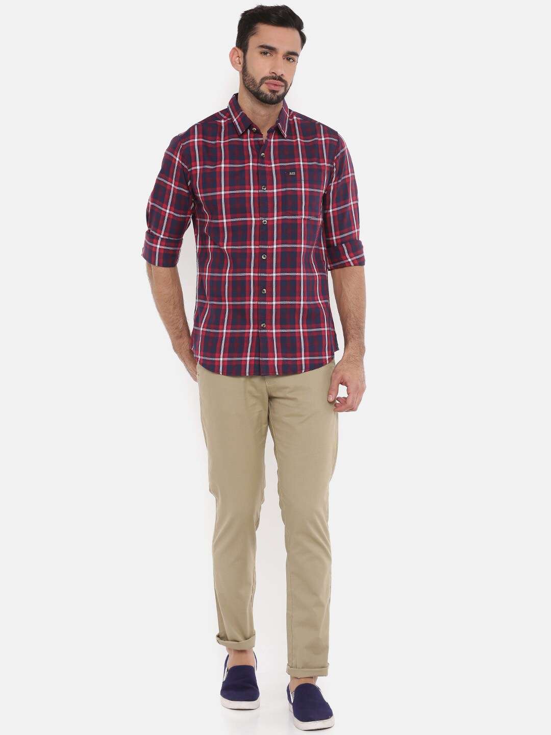 Shop Men Casual Check Shirt Online.