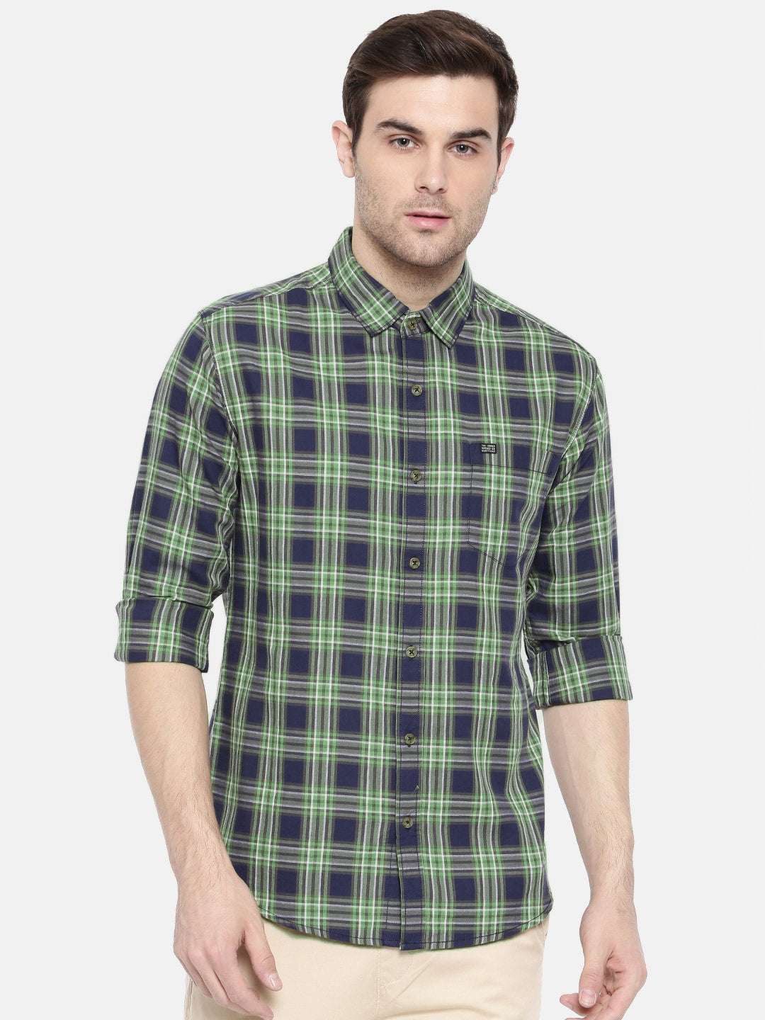 Shop Men Casual Check Shirt Online.