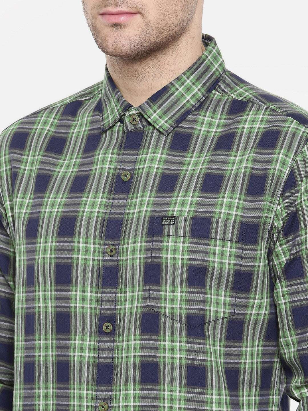 Shop Men Casual Check Shirt Online.