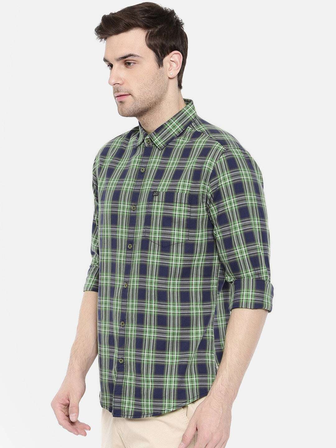 Shop Men Casual Check Shirt Online.