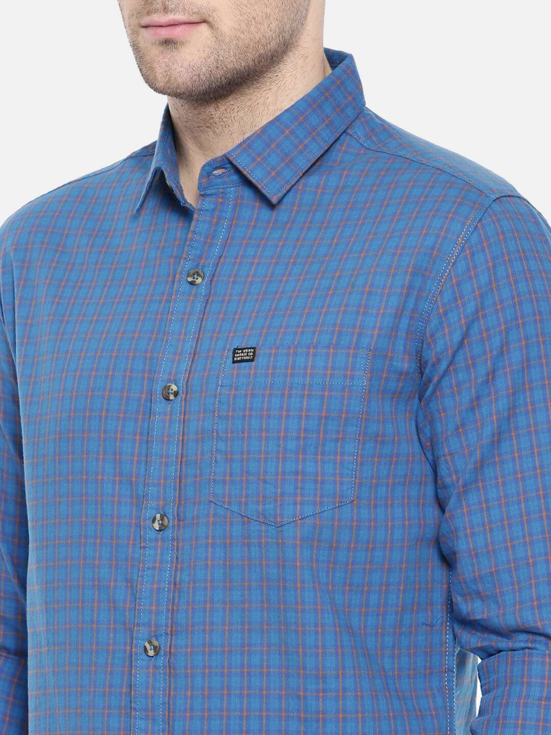 Shop Men Casual Checked Shirt Online.