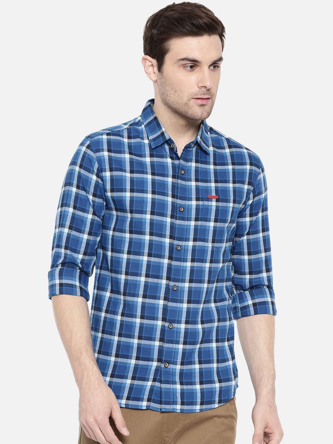 Shop Men Checked Shirt Online.