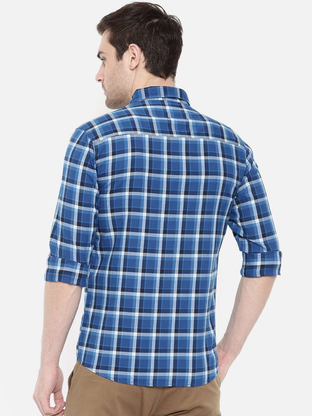 Shop Men Checked Shirt Online.