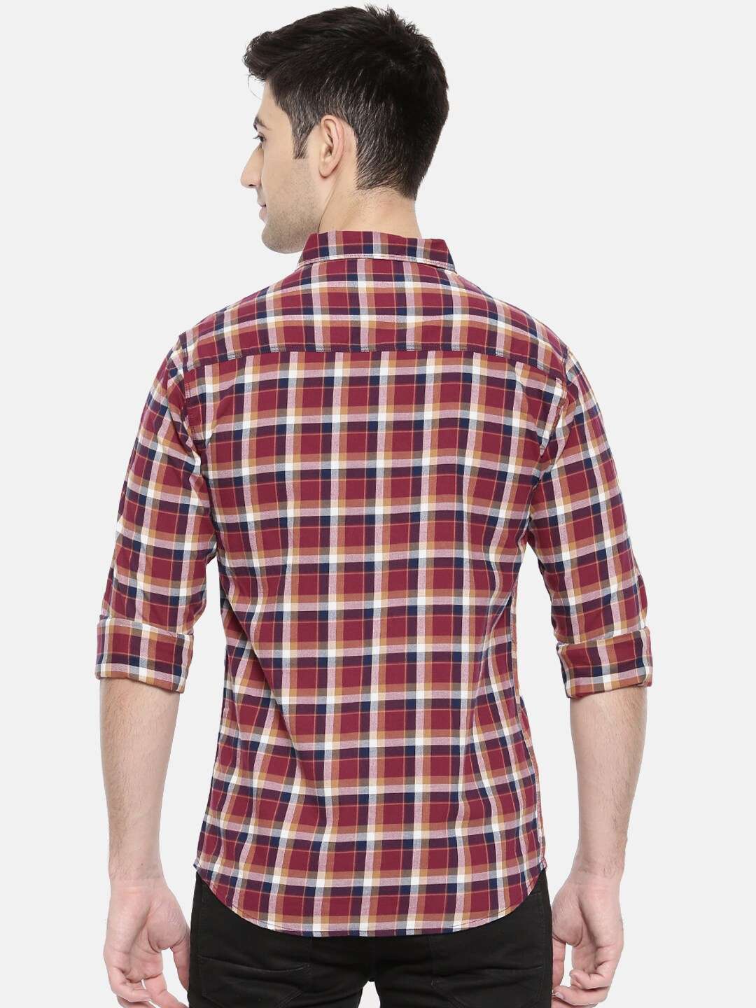 Shop Men Checked Shirt Online.