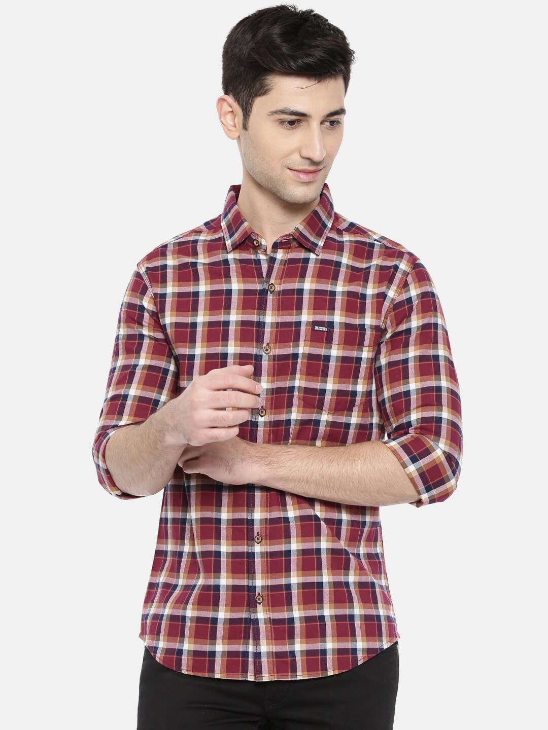 Shop Men Checked Shirt Online.