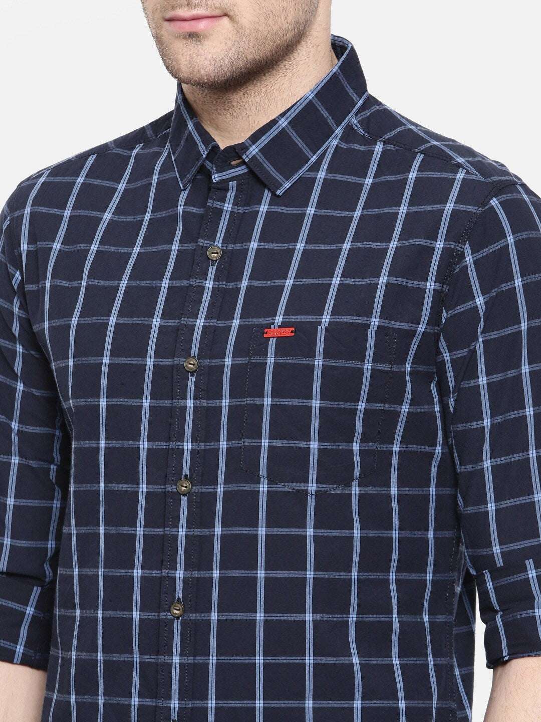 Shop Men Checked Shirt Online.