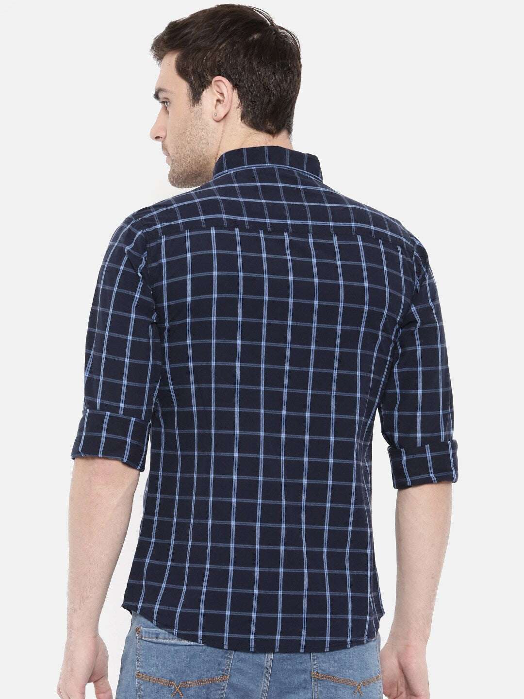 Shop Men Checked Shirt Online.