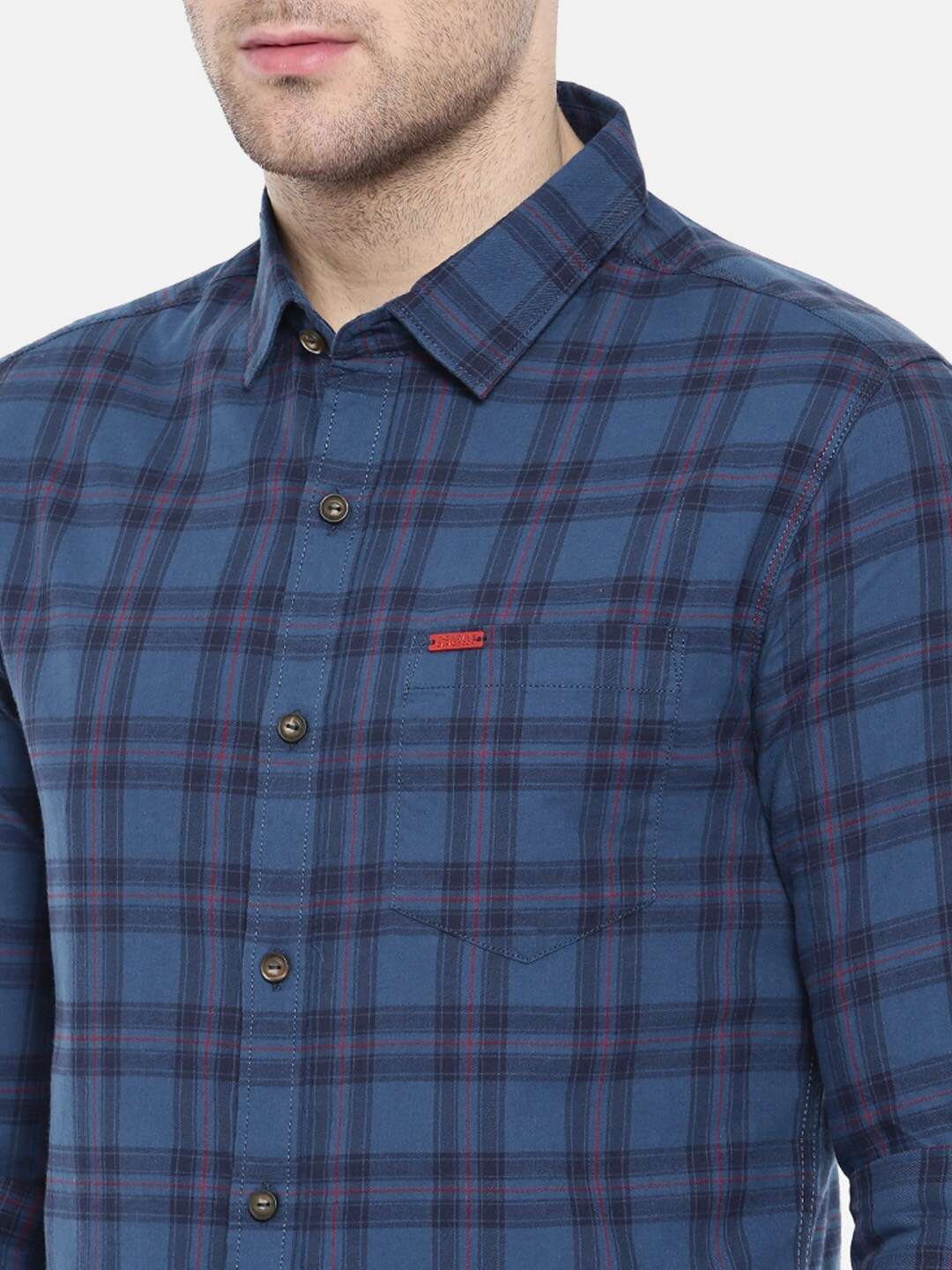 Shop Men Casual Checked Shirt Online.