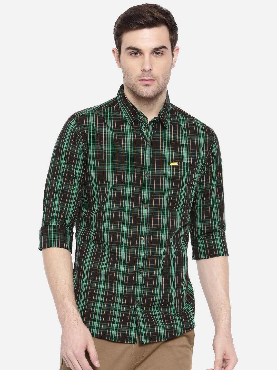 Shop Men Casual Check Shirt Online.