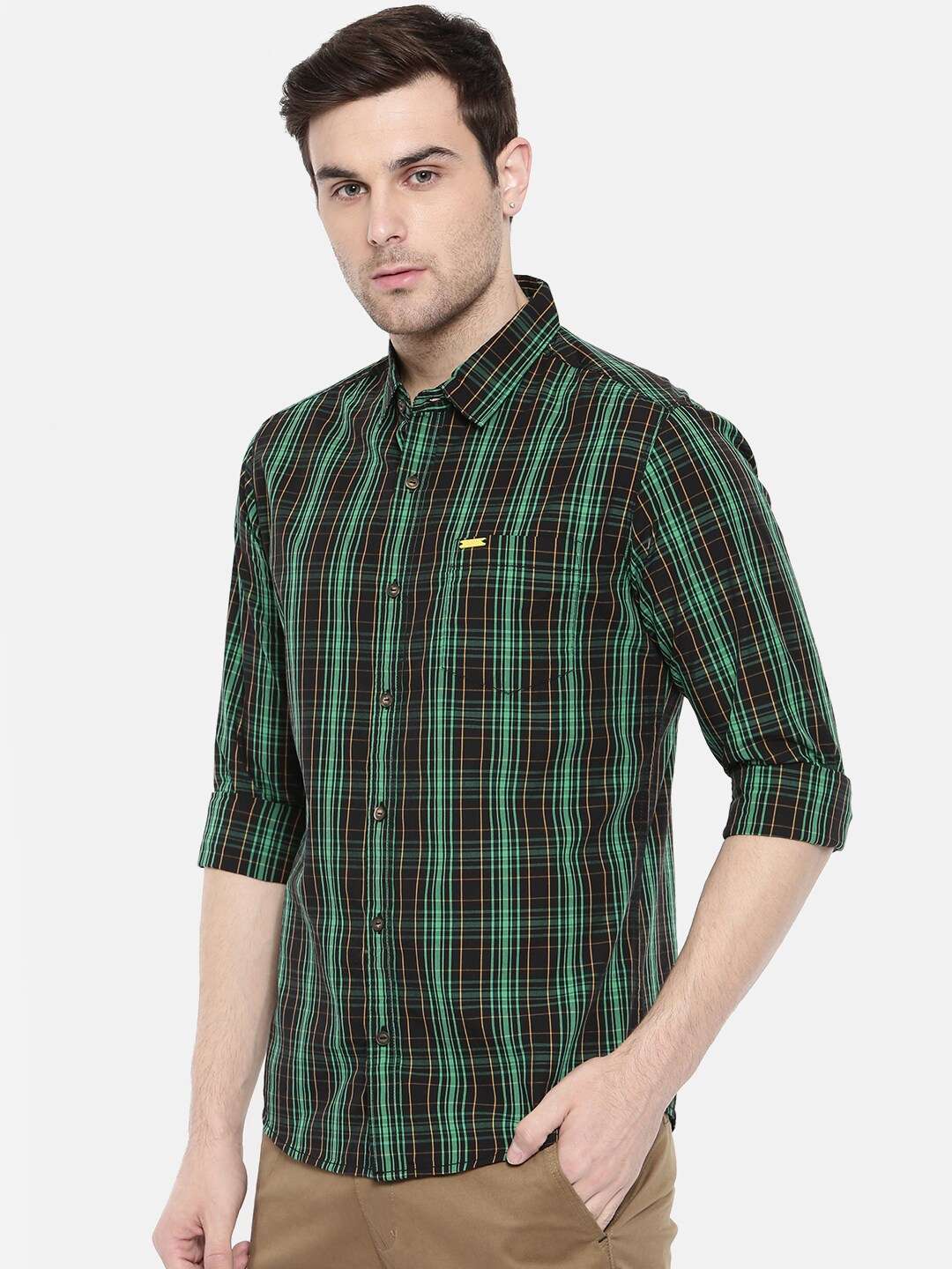 Shop Men Casual Check Shirt Online.