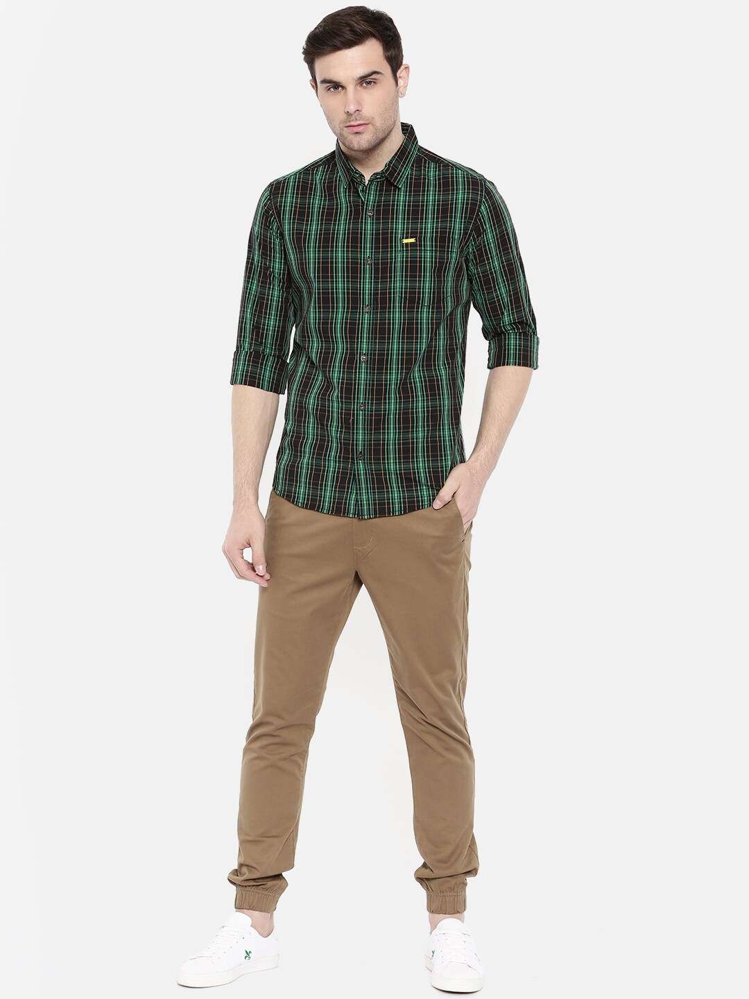 Shop Men Casual Check Shirt Online.