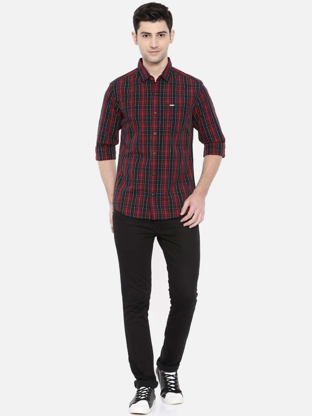 Shop Men Casual Check Shirt Online.