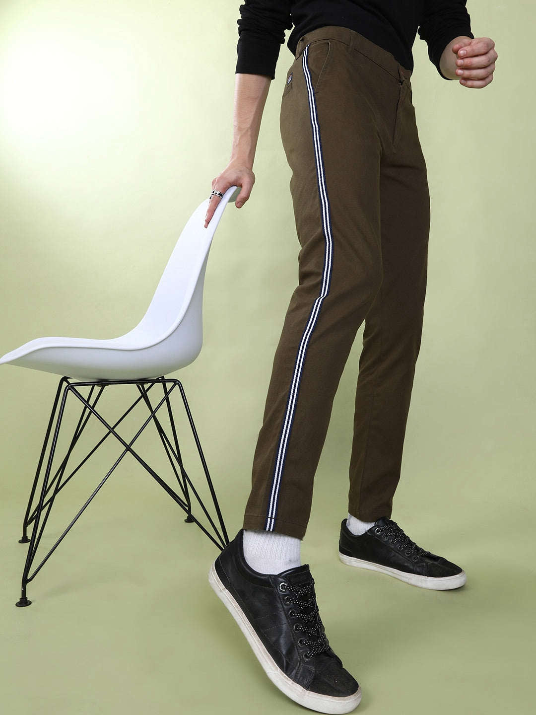 Shop Men Solid Chino Online.