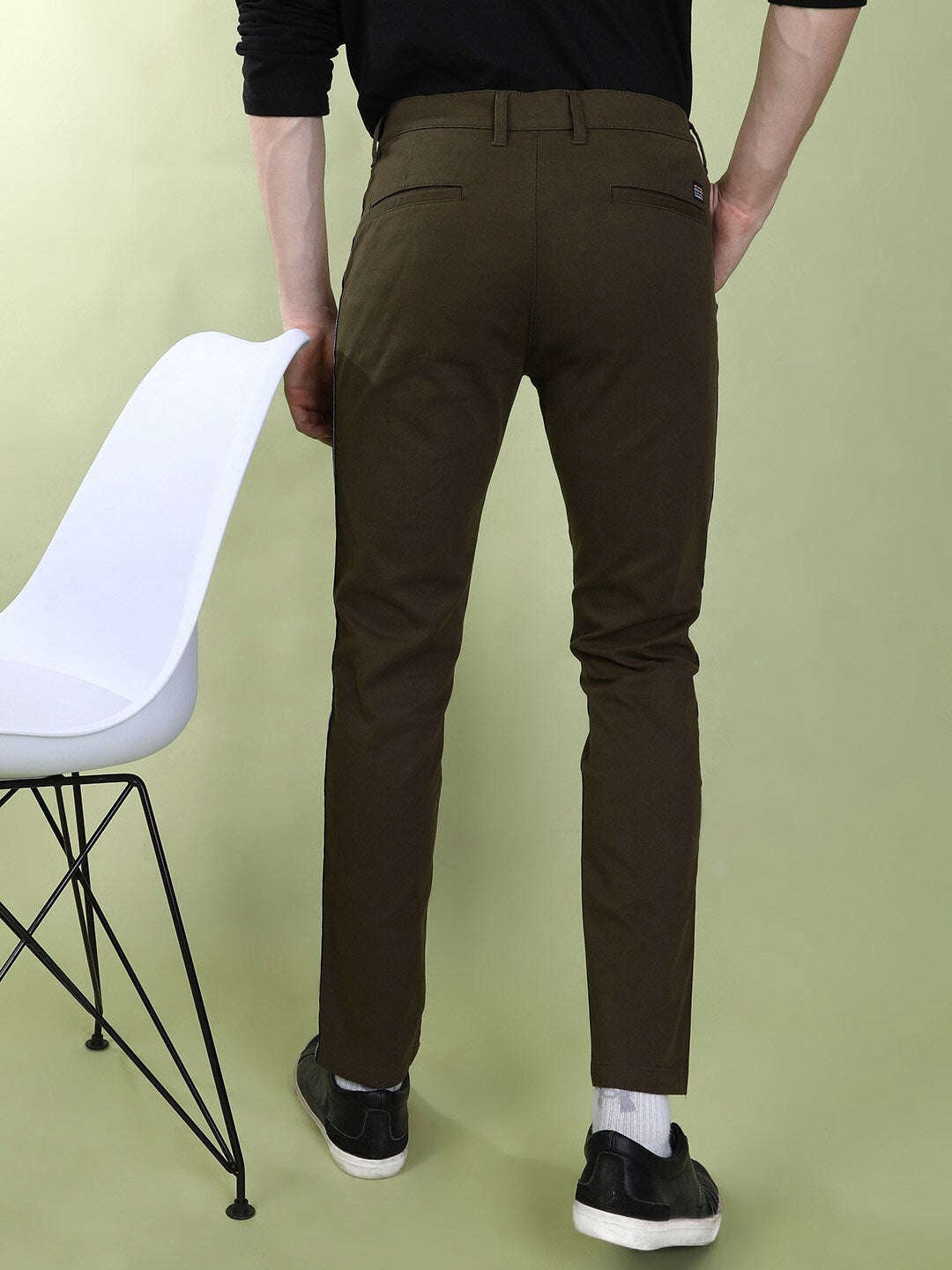 Shop Men Solid Chino Online.