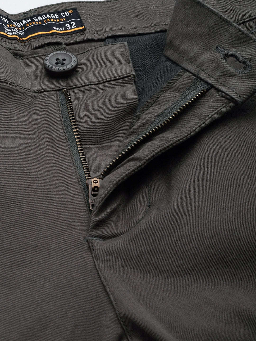 Shop Men Solid Casual Chino Online.