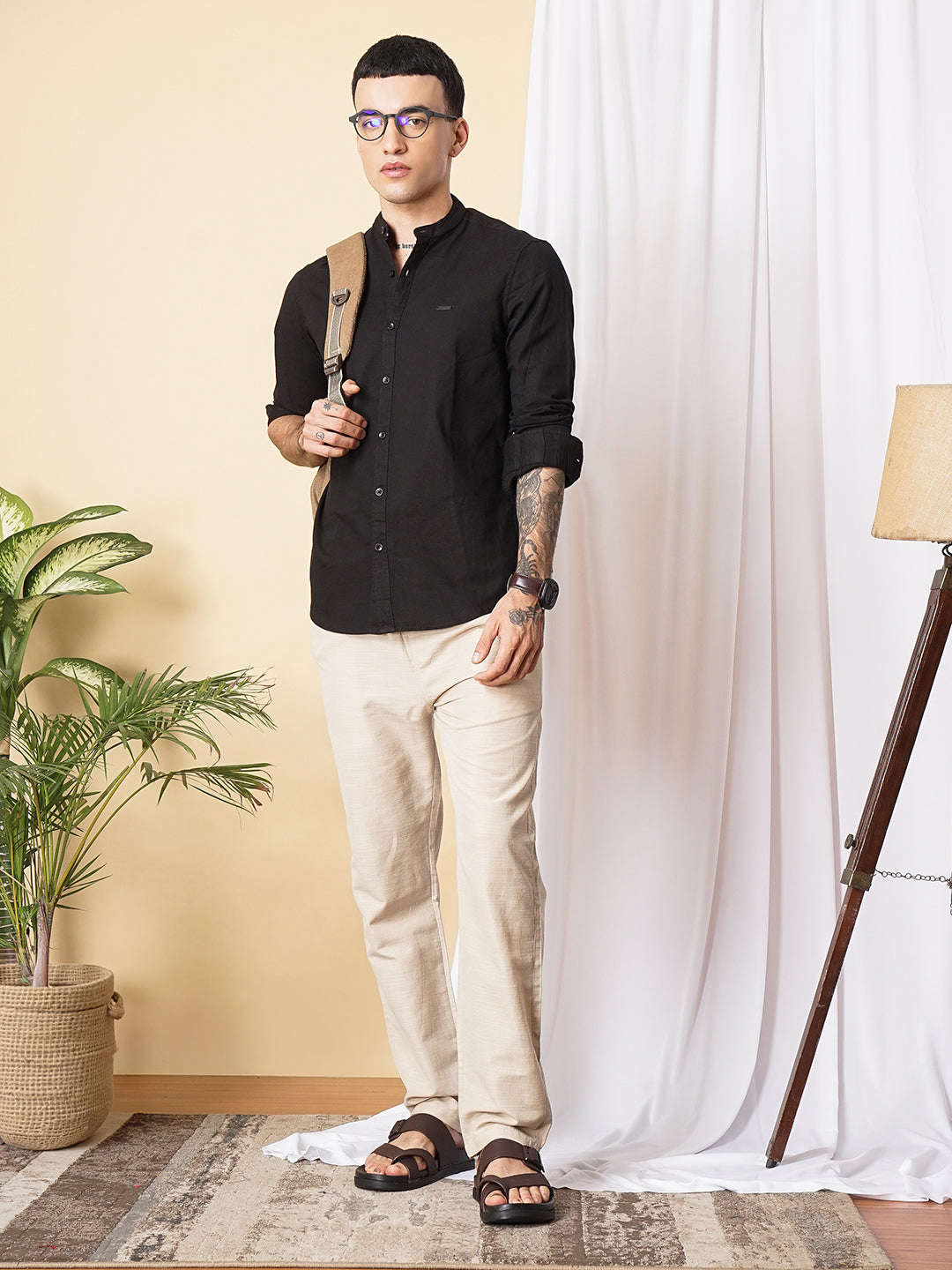 Shop Men Solid Casual Shirt Online.