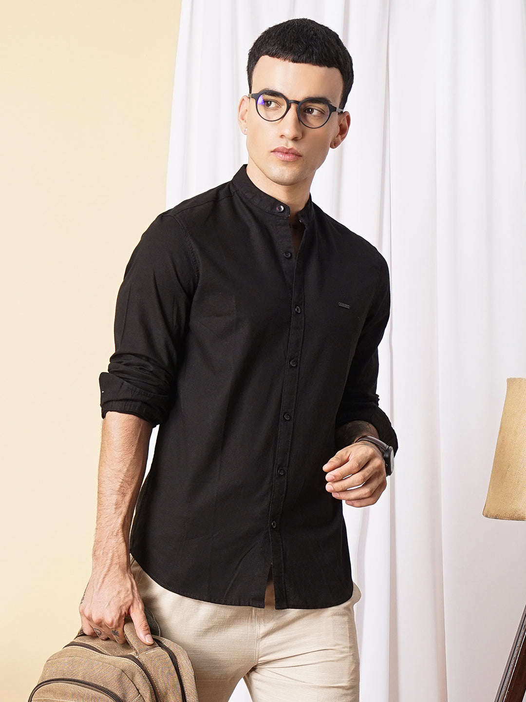 Shop Men Solid Casual Shirt Online.