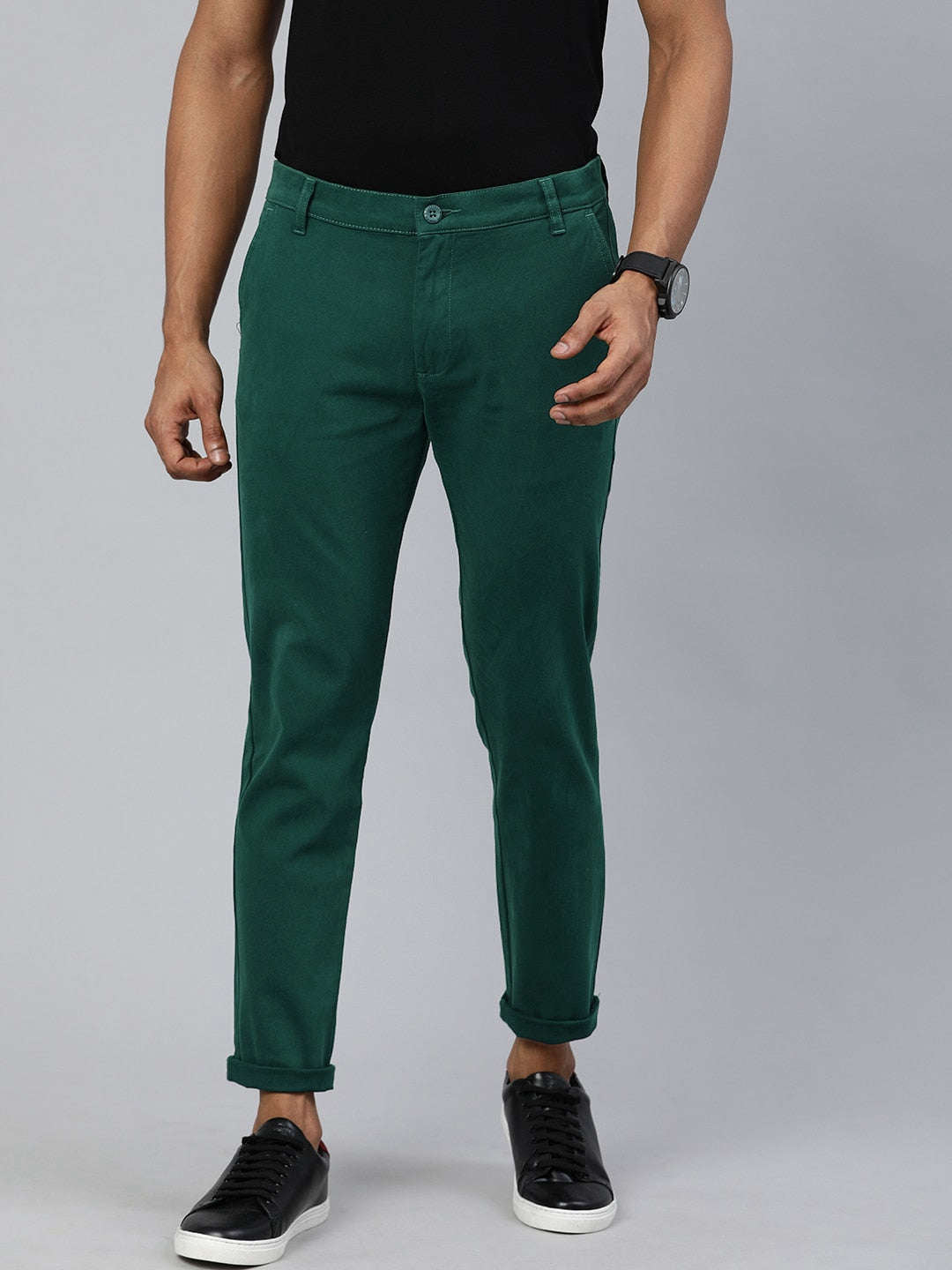 Shop Men Solid Chino Online.