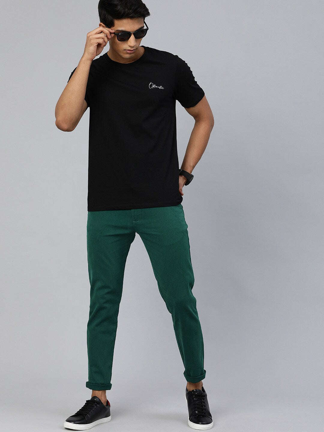 Shop Men Solid Chino Online.