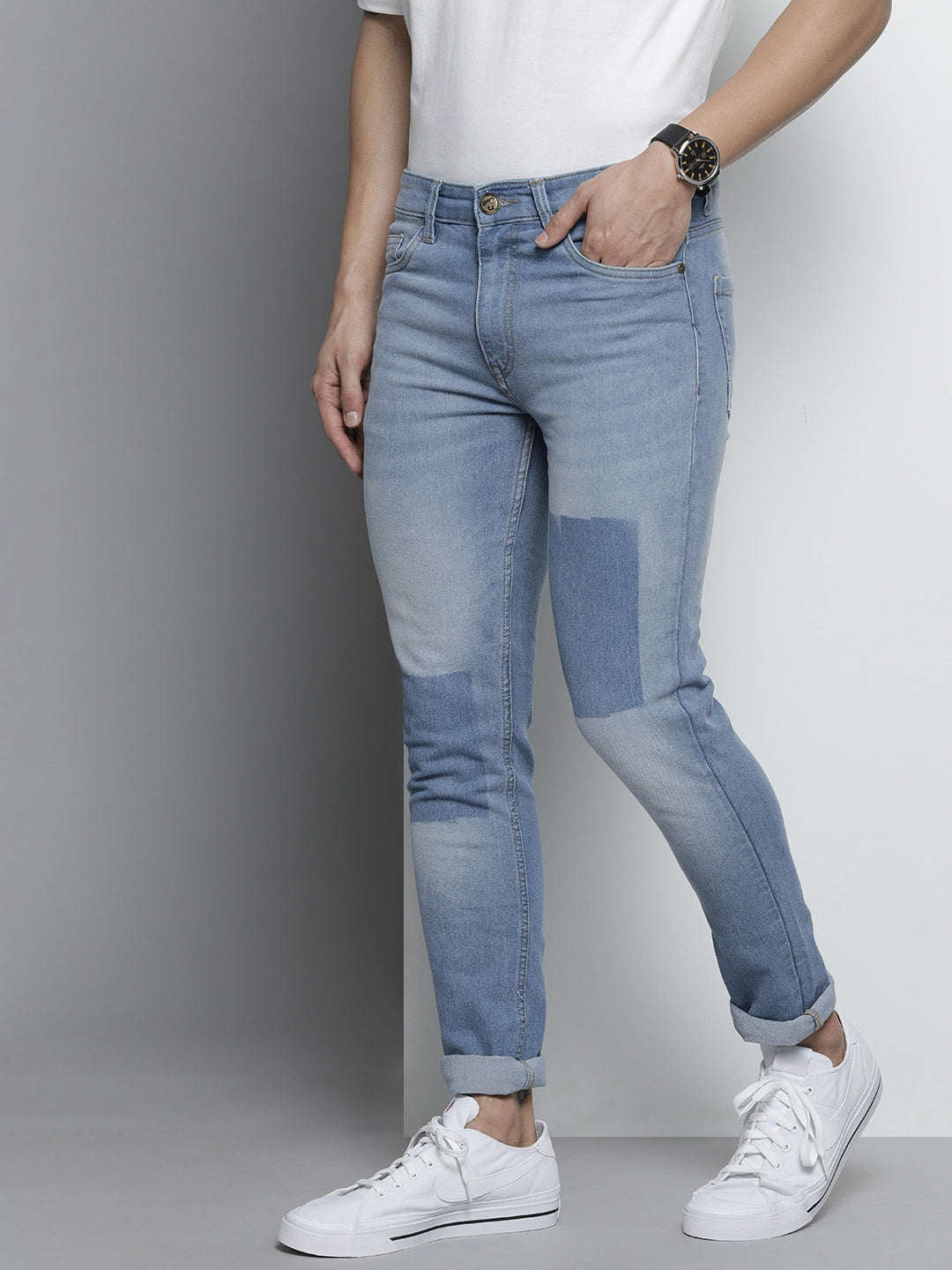 Shop Men Solid Jeans Online.