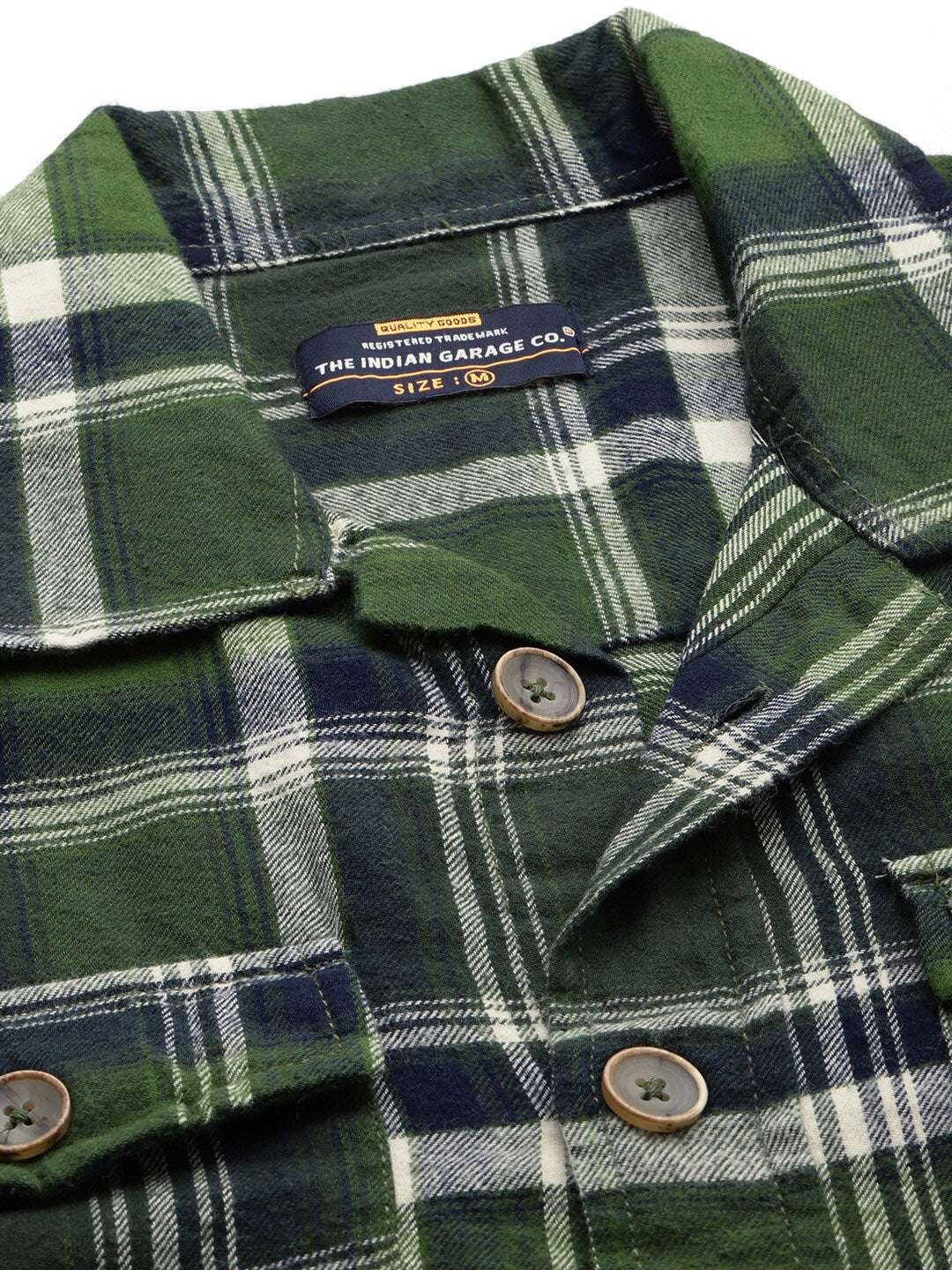 Shop Men Checked Overshirt Online.