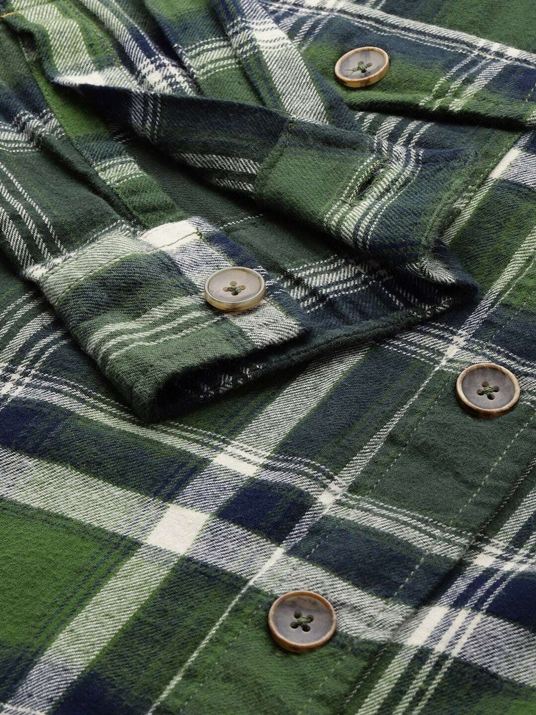 Shop Men Checked Overshirt Online.