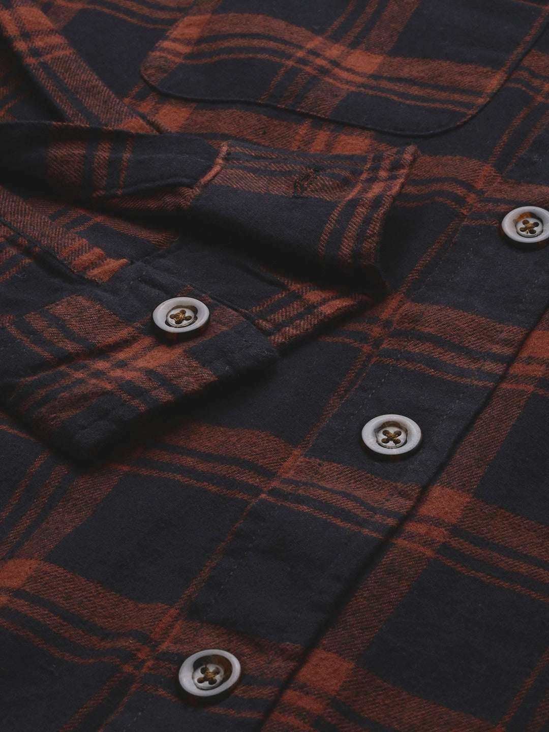 Shop Men Checked Overshirt Online.