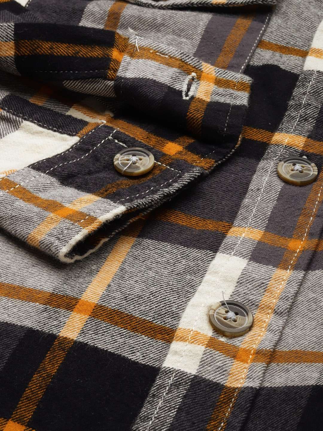 Shop Men Checked Overshirt Online.