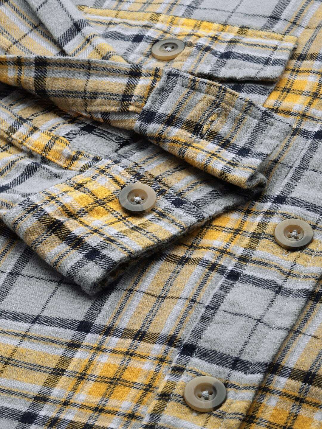 Shop Men Checked Overshirt Online.