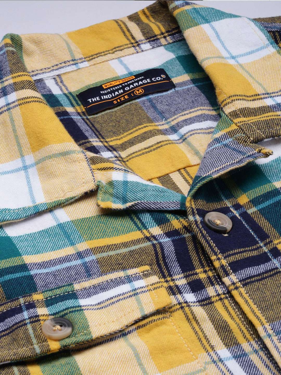 Shop Men Checked Overshirt Online.