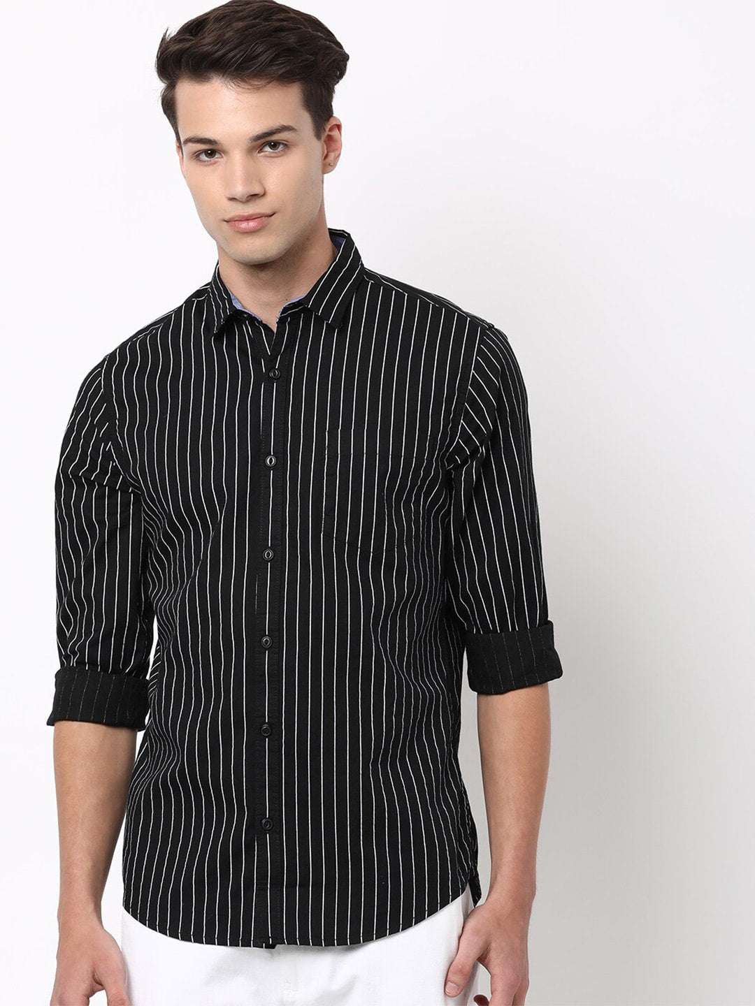 Shop Men Striped Shirt Online.