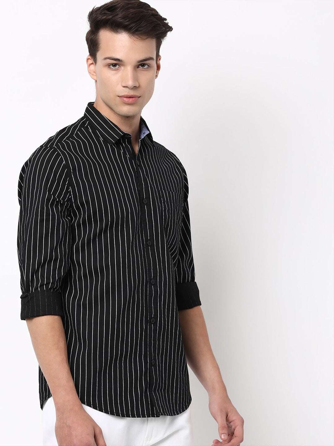 Shop Men Striped Shirt Online.