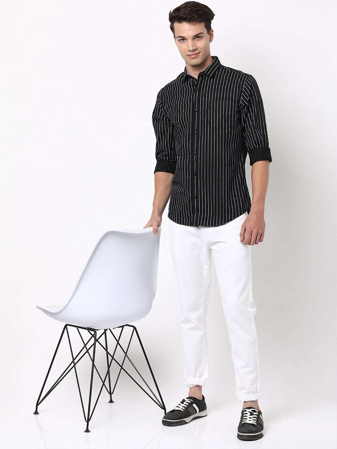 Shop Men Striped Shirt Online.