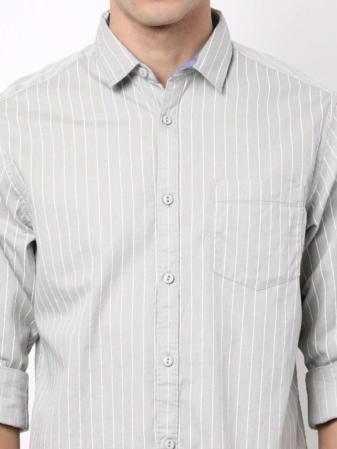 Shop Men Casual Striped Shirt Online.